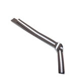 Premium White Striped Belts - Single Wrap - 1.75" Width