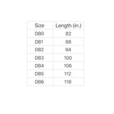 Double Wrap Belt - Half and Half - 1.5" Width